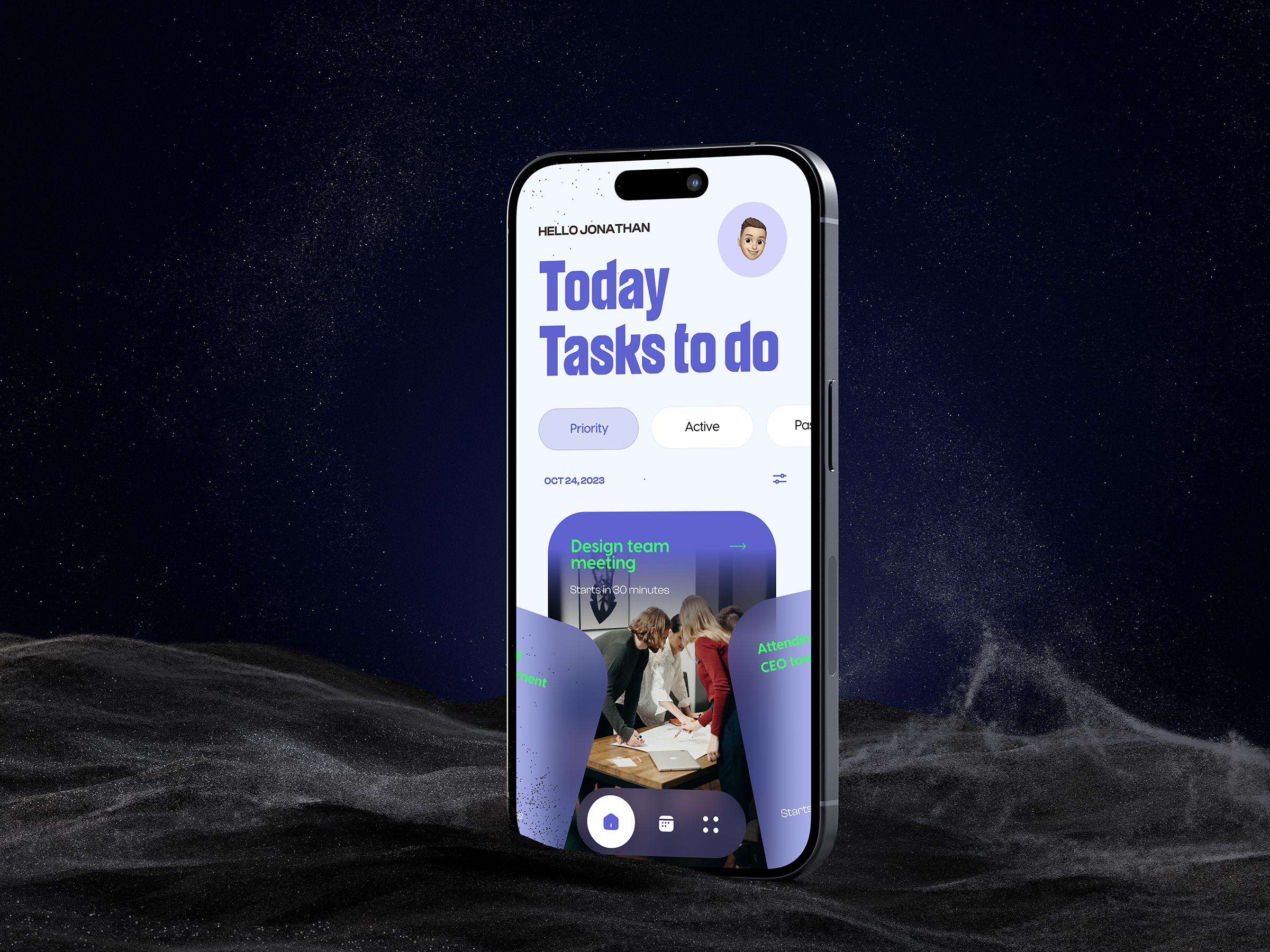 Example of Tasky: Manage tasks easily